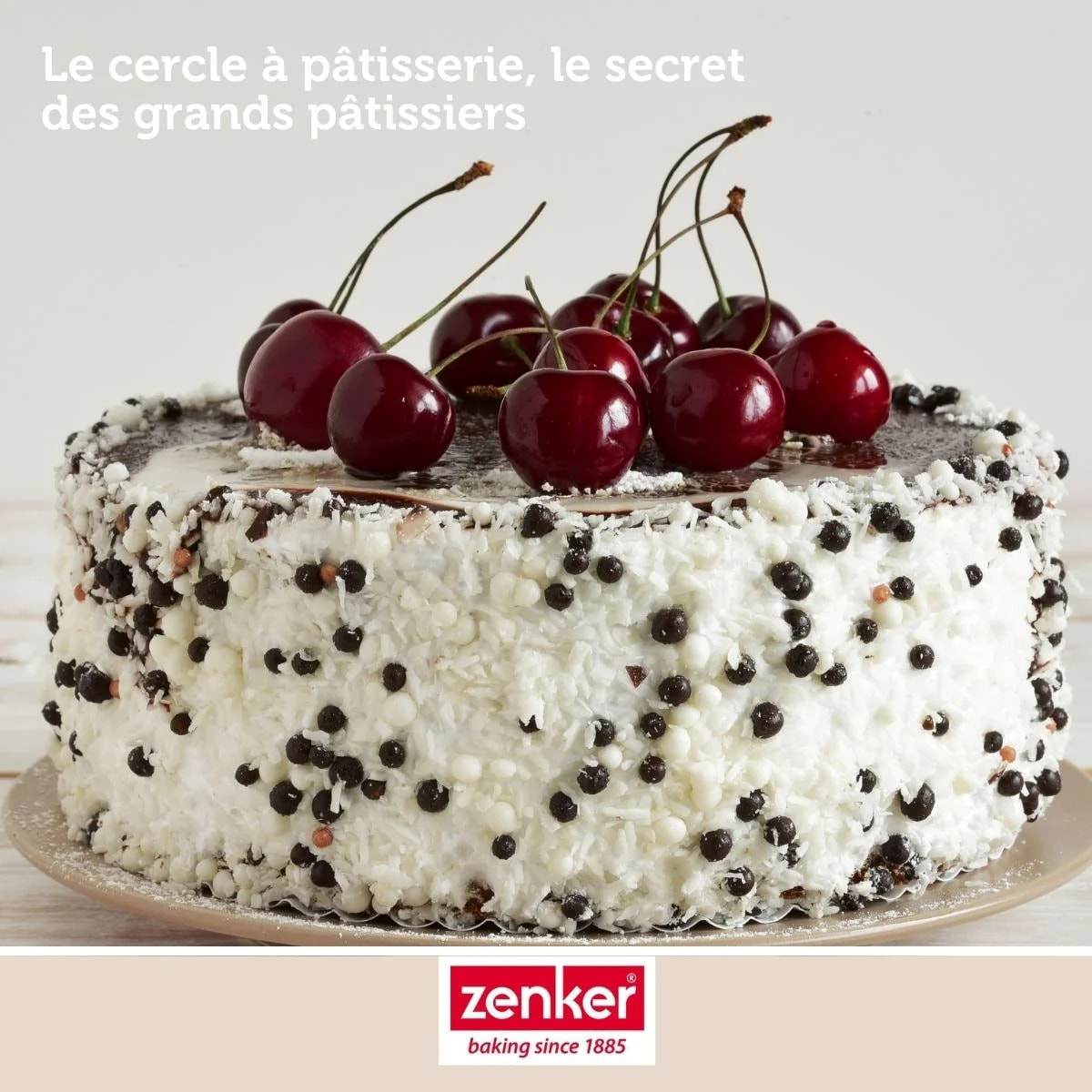 Lot de 2 cercles à pâtisserie 15/30 cm en inox Zenker Smart Pastry