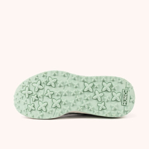 Zapatilla Urbana de Suela Chunky en Menta y Gris MUNICH SHIBUYA WMN 39