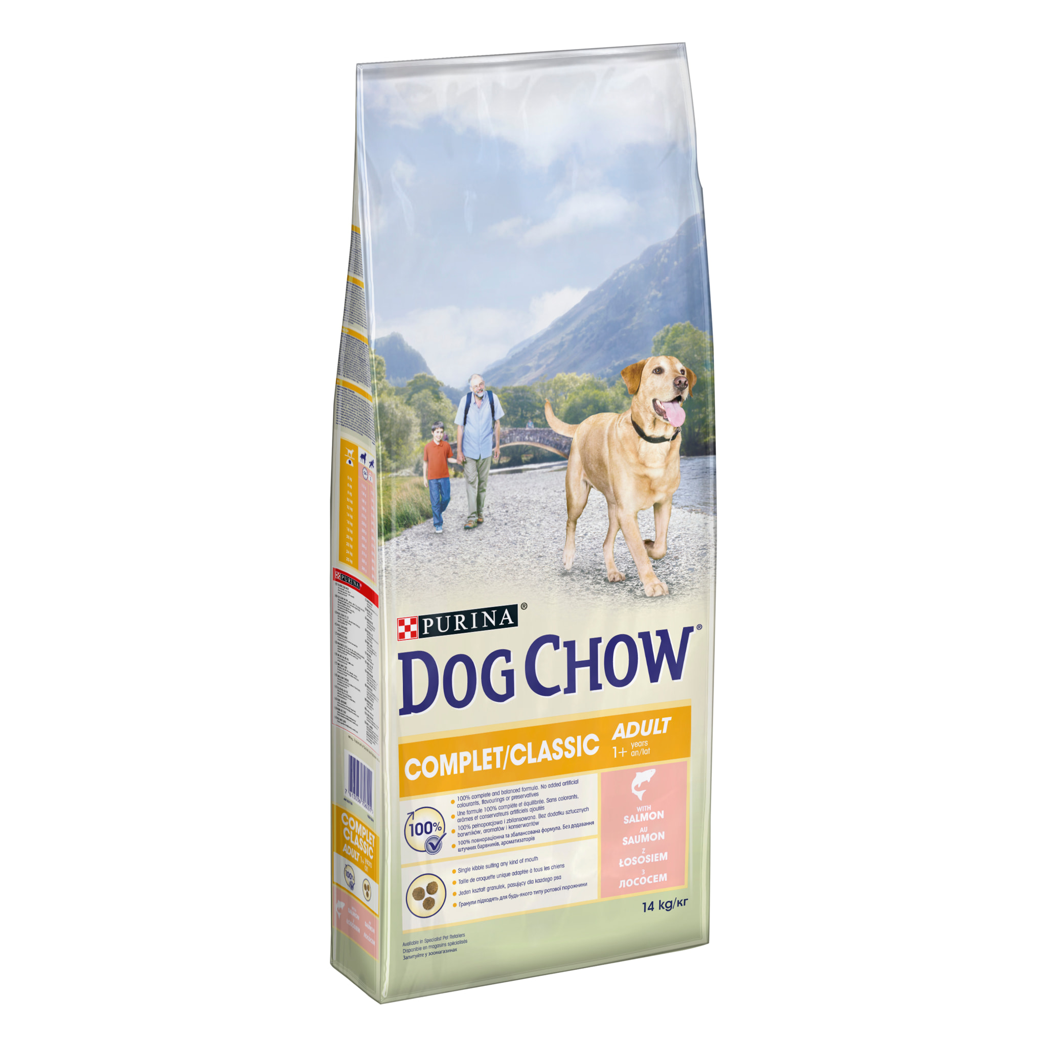 DOG CHOW Chien Complet/Classic Saumon 14kg