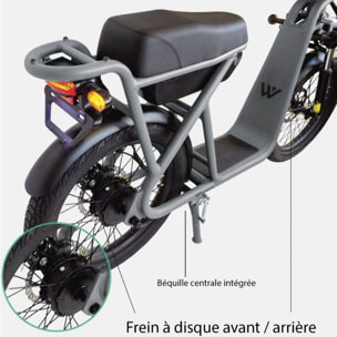 Draisienne électrique WISPEED WIMOB Plus Gris - Homologué
