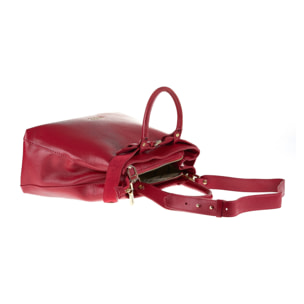 Borsa a mano da donna Made in Italy - Modello Lumina Chic - 100% pelle - 37.0 x 25.0 x 12.0 cm