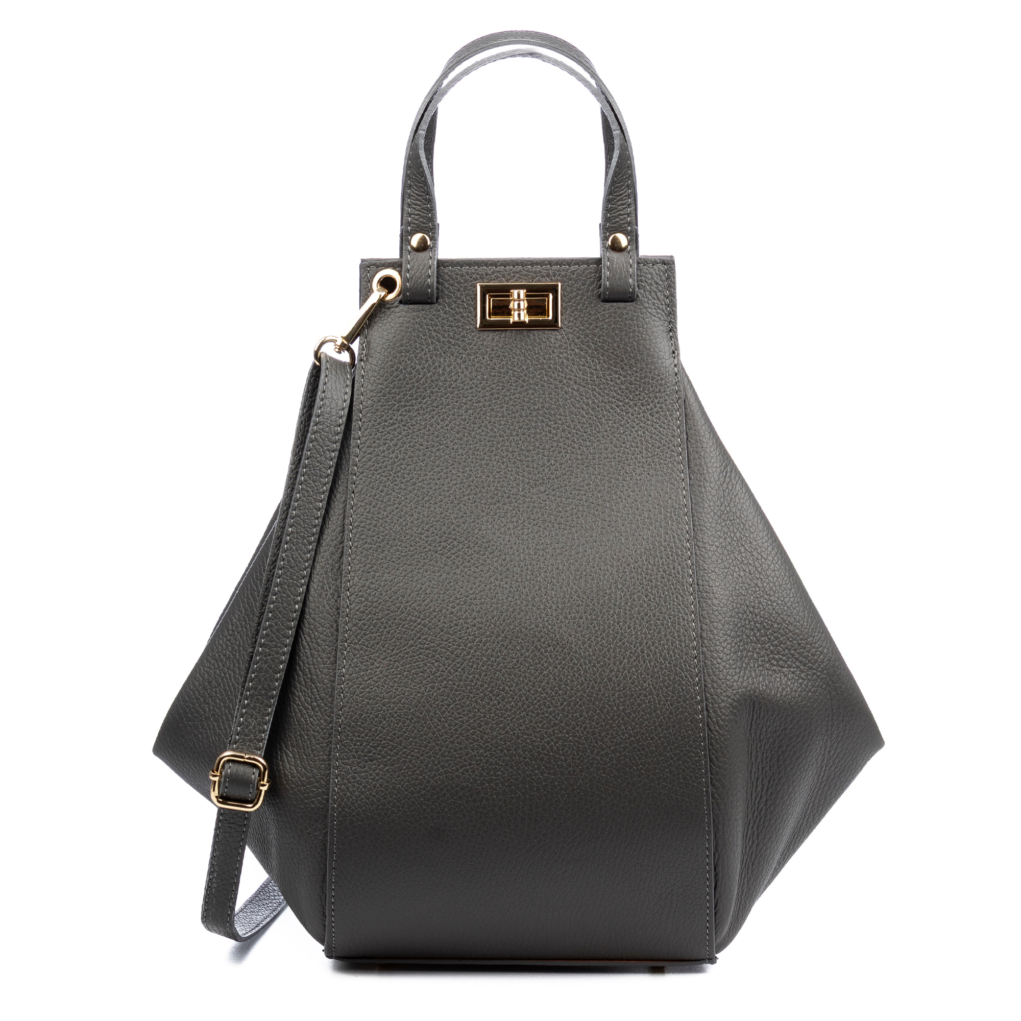 Giusta Borsa a spalla Donna. Pelle autentica Dollaro.