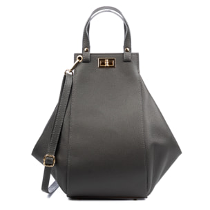 Giusta Borsa a spalla Donna. Pelle autentica Dollaro.