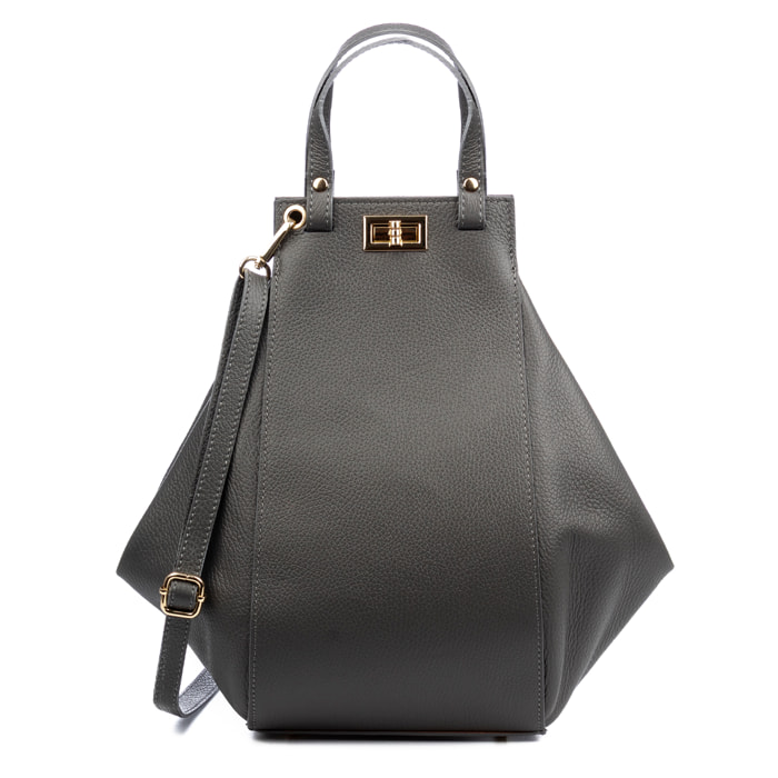 Giusta Borsa a spalla Donna. Pelle autentica Dollaro.