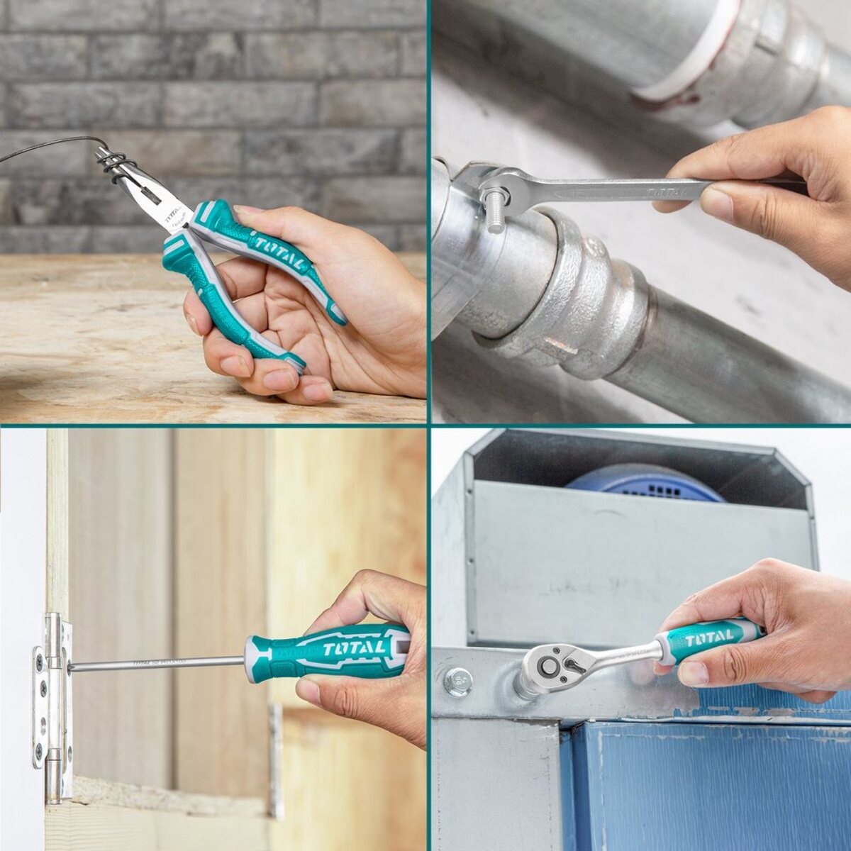 Set da 100 pezzi - Chiavi a bussola, Esagonali e Pinze