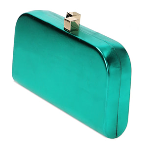 Clutch verde laminato