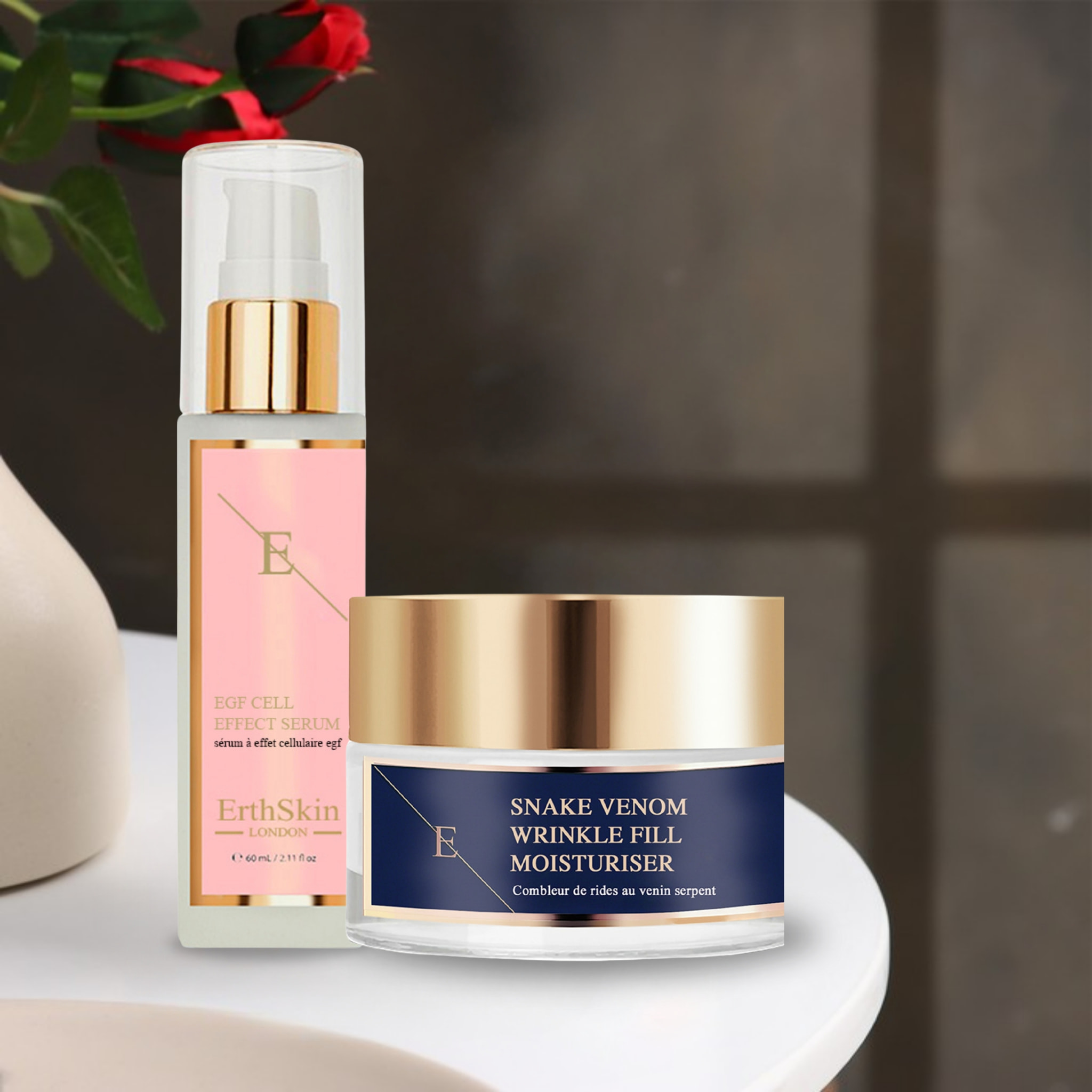 Crema hidratante antiarrugas con veneno de serpiente + SERUM EFECTO CÉLULA EGF