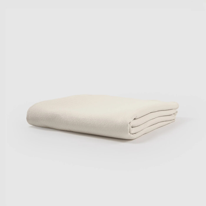 Colcha jacquard ayana natural