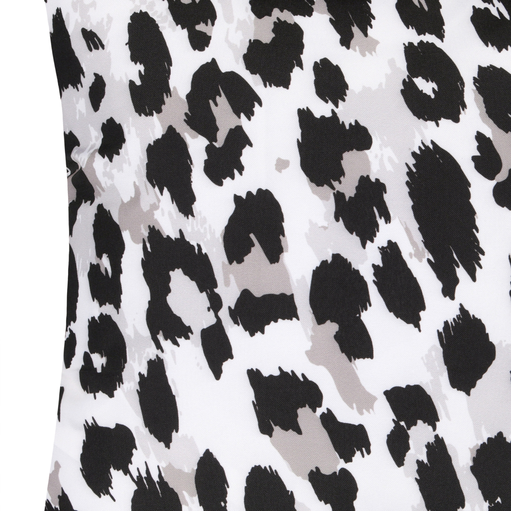 Coussin motif léopard - Noir