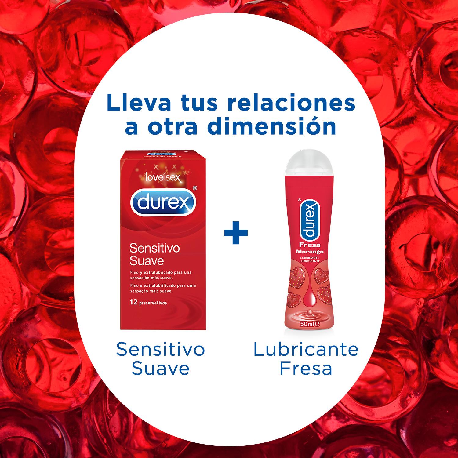 LUBRICANTE ÍNTIMO CON SABOR A FRESA - 50 ML