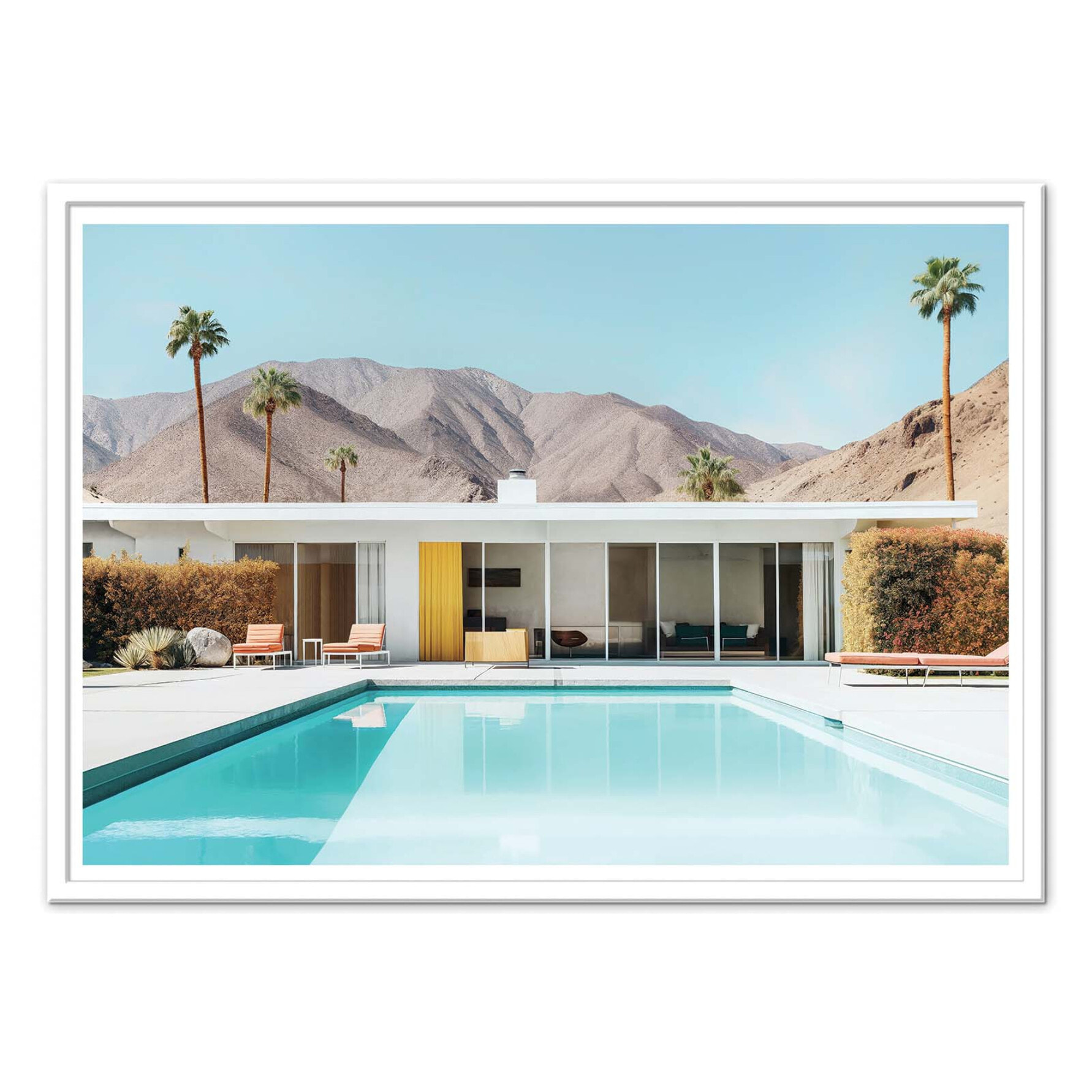 Affiche - California Palm Springs - Philippe Hugonnard