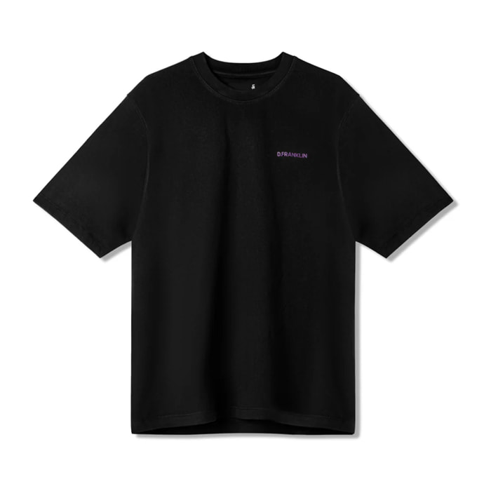 Camiseta de Hombre Sunsets  Negro / Morado D.Franklin