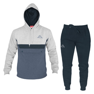 Tuta / Pigiama Uomo KAPPA Cotone Felpato Taglie Forti