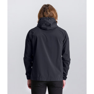 Pluvia - Chaqueta Impermeable Con Capucha - Negrocolor_es - Hombre