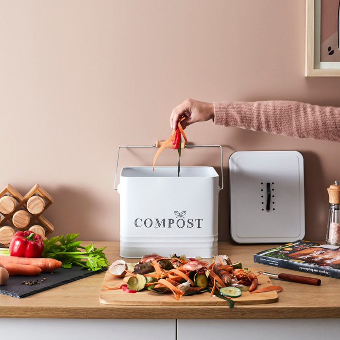 Poubelle A Compost Metal 10l