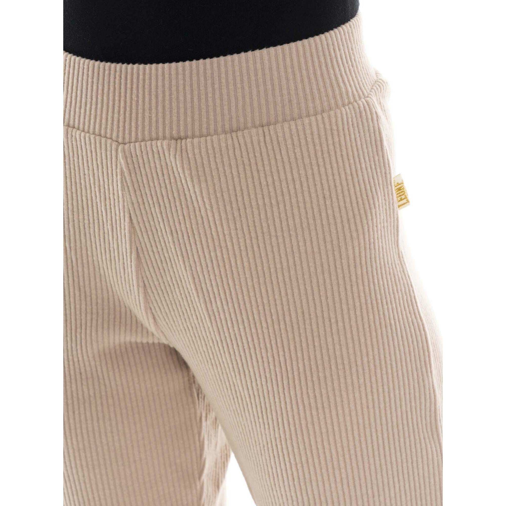Pantalón palazzo mujer invierno 'relaxed' canalé
