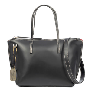 Ballao borsa Tote donna. Pelle autentica Ruga.