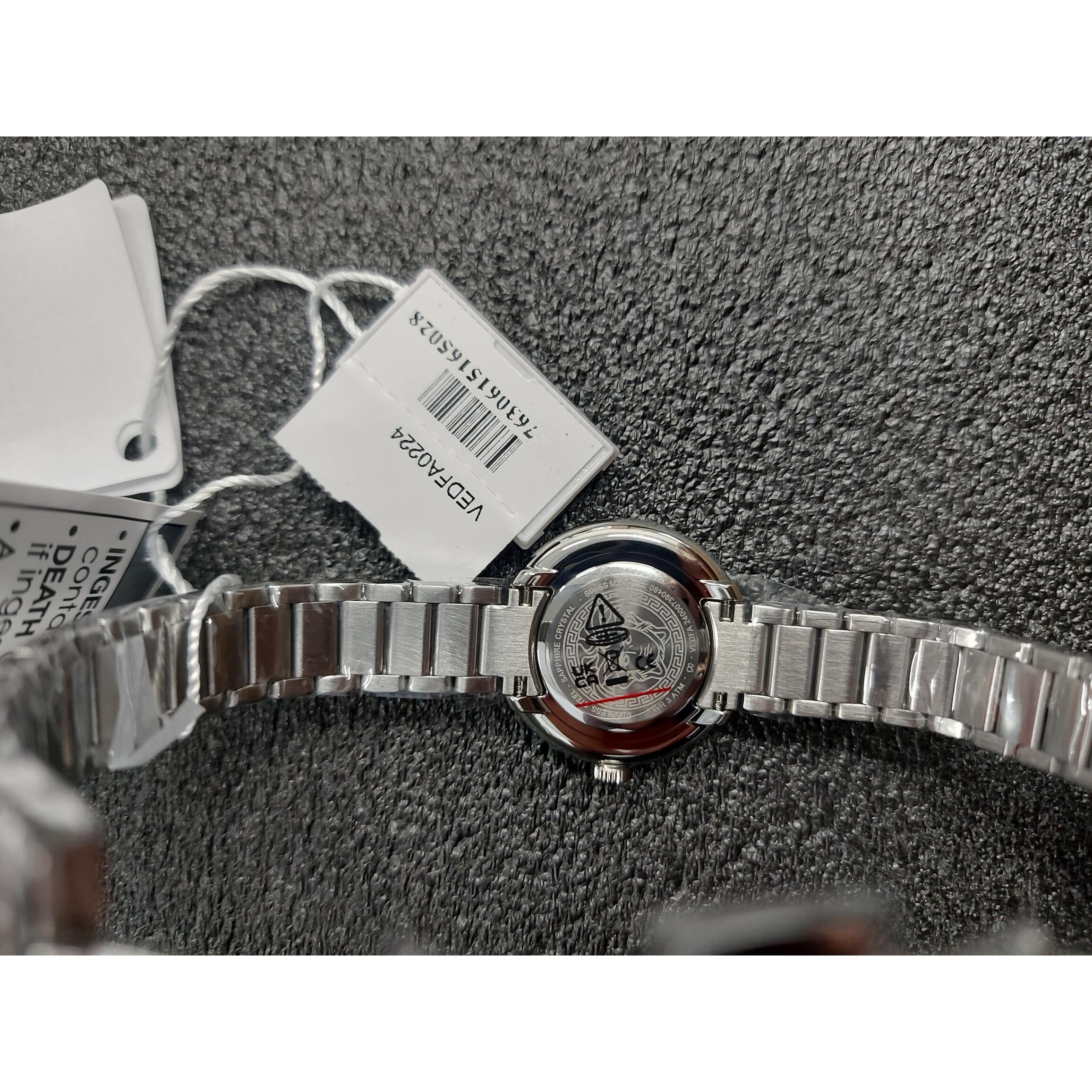 Versace Quartz 2 Hands Watch Greca Goddess Pet. Sp.(Wc-Dfa)