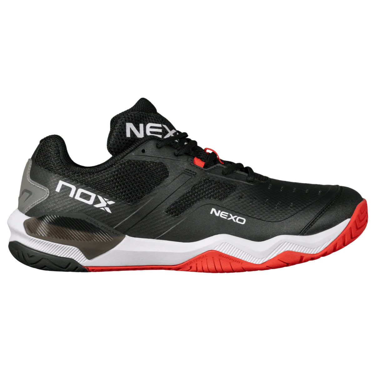 Zapatillas de Pickleball LUX NEXO Negro/Rojo Lava