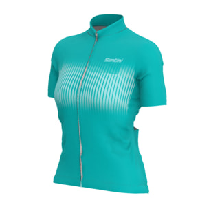 Cloe - Maillot Manches Courtes Femme - Acqua - Femme