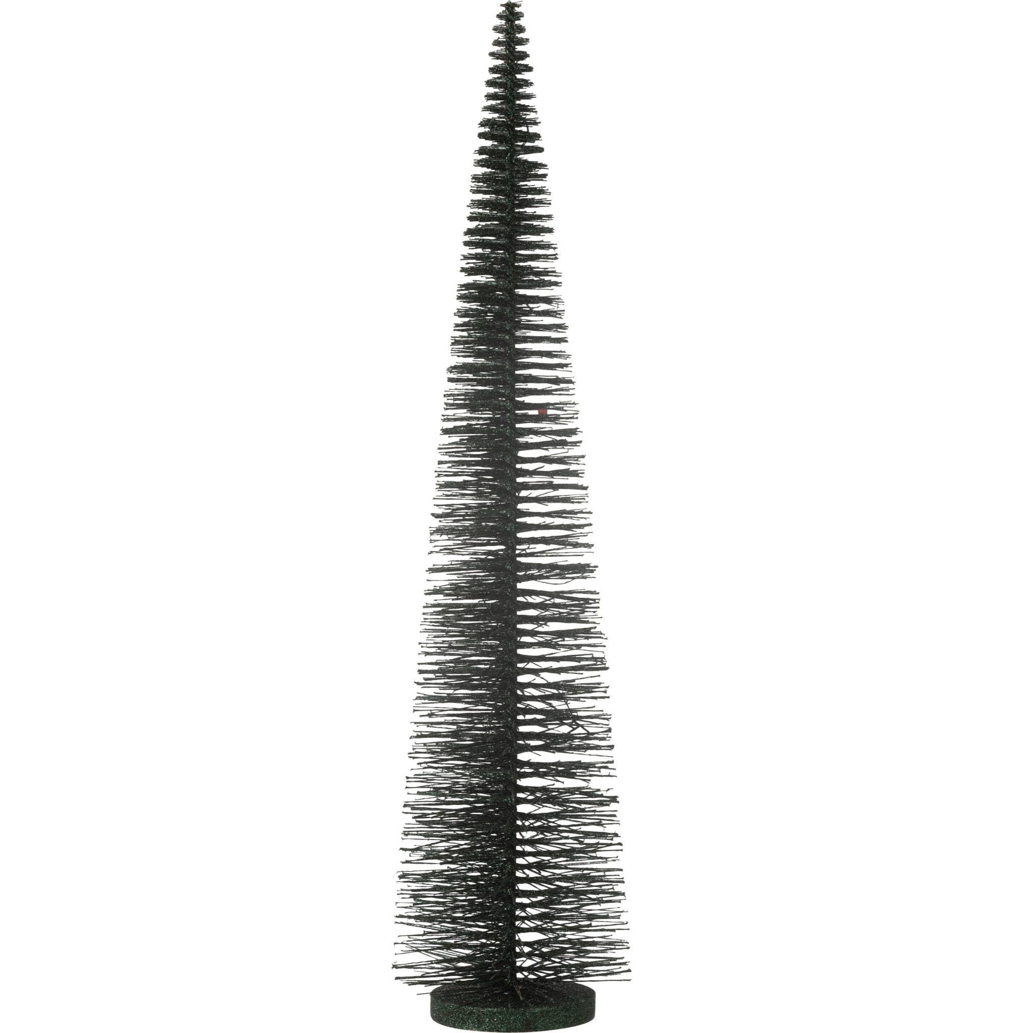 J-Line décoration Sapin De Noël Paillettes - plastique - vert foncé - large