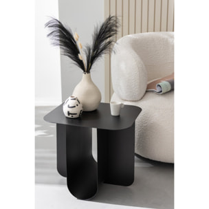 J-Line vase Bay Poire - céramique - blanc/noir