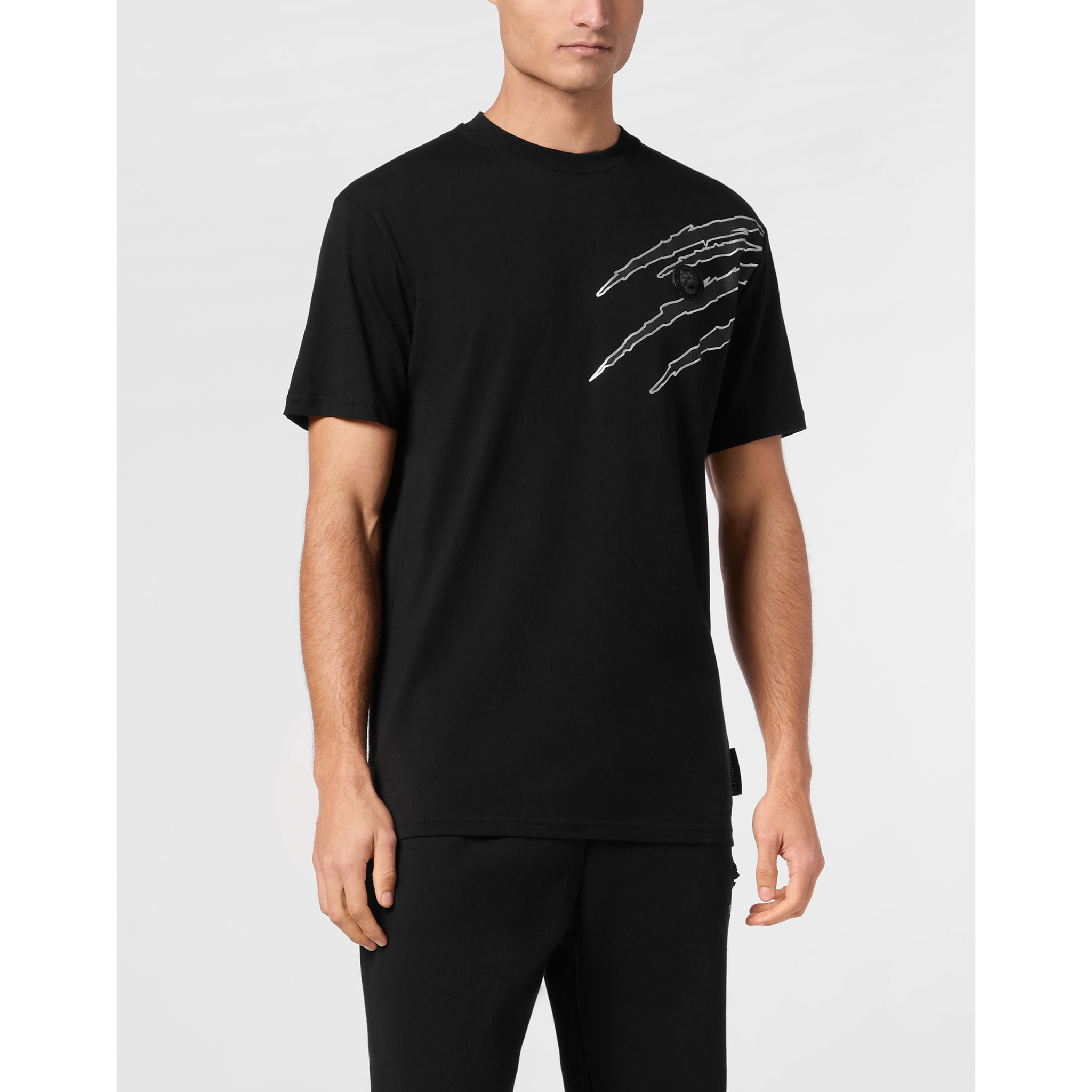 PLEIN SPORT T-Shirt Round Neck SCRATCH
