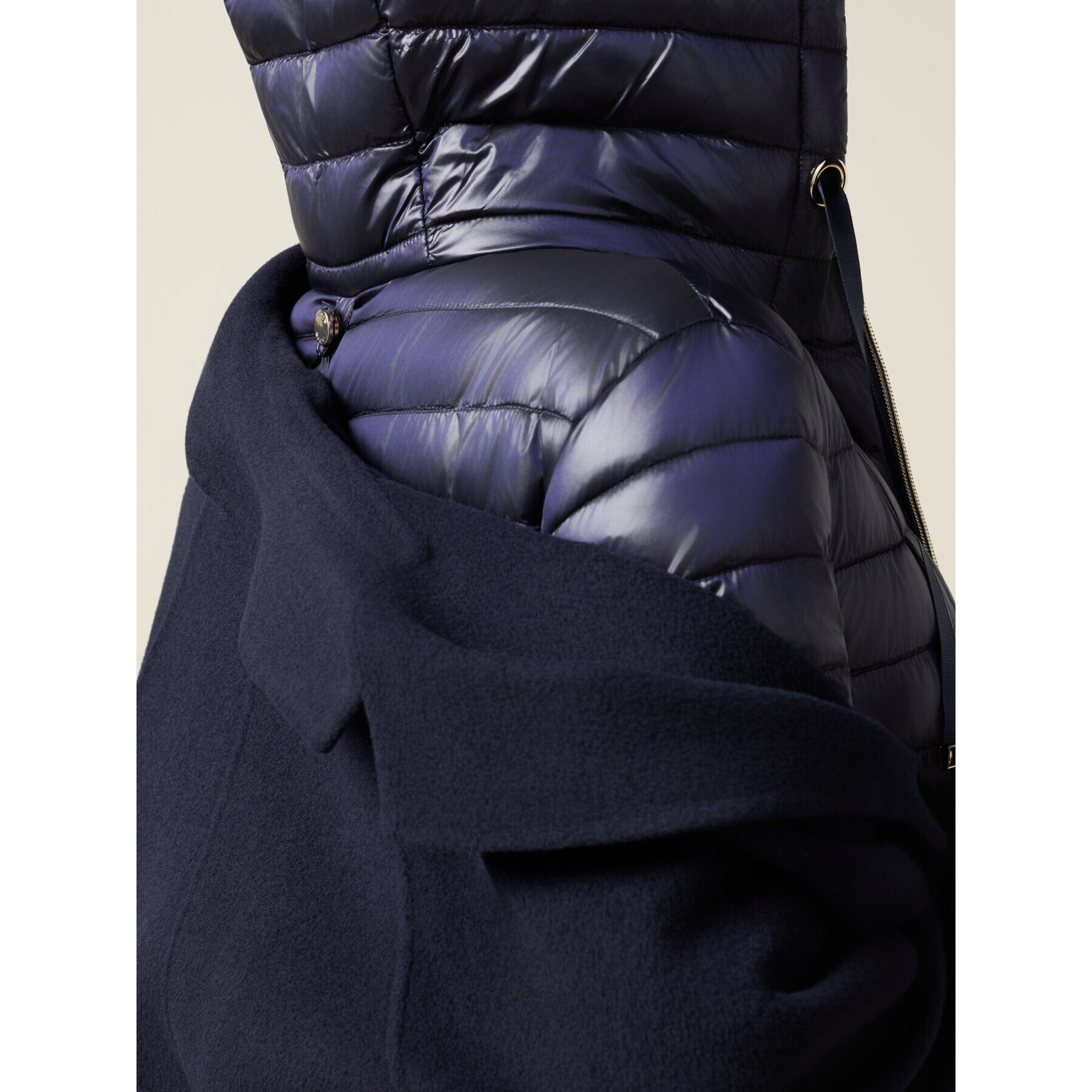 Oltre - Chaqueta combinada - Azul