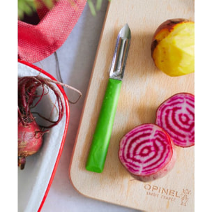 Couteau éplucheur OPINEL N315 vert