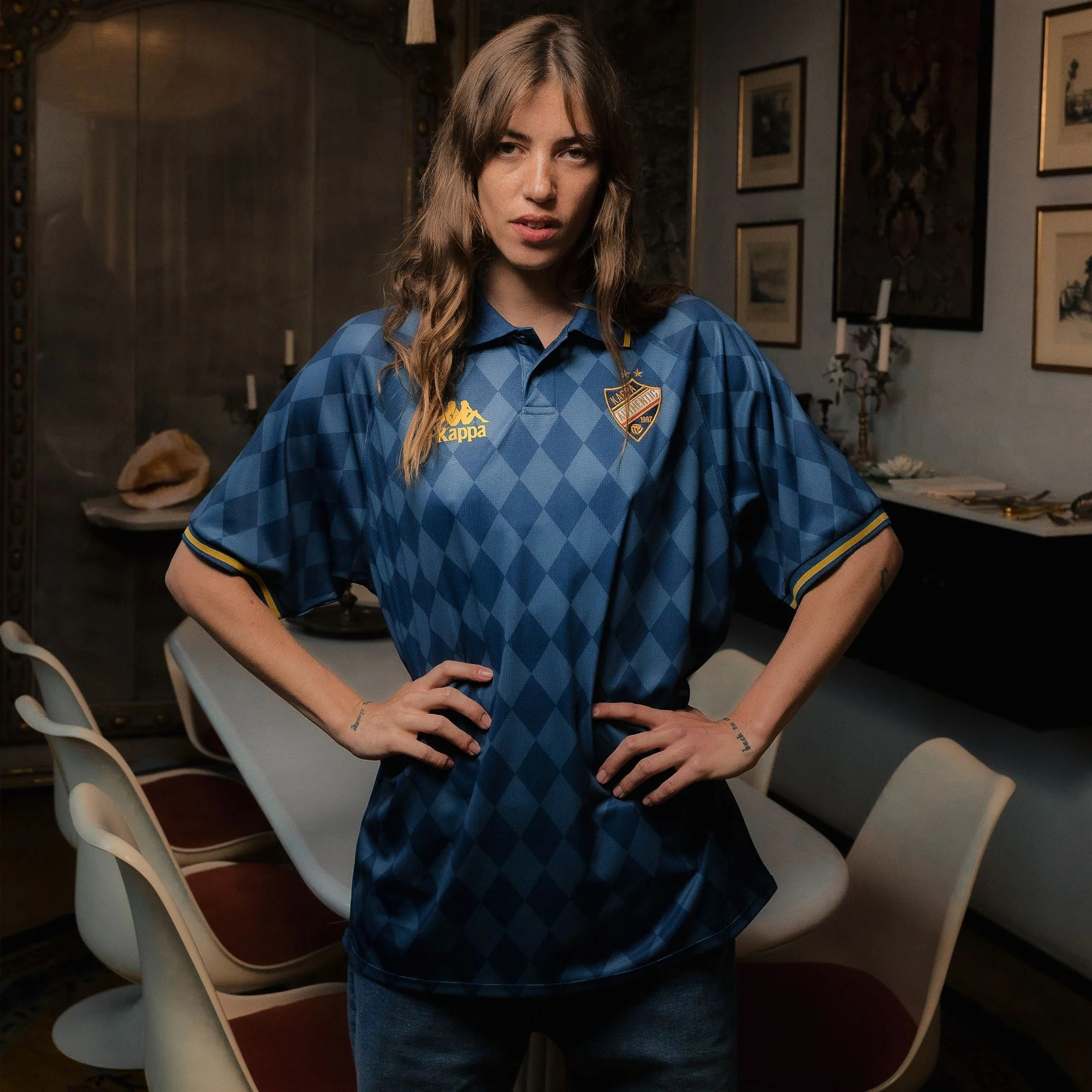 Kappa - Maglie gioco Uomo Blu - Authentic Nekoda