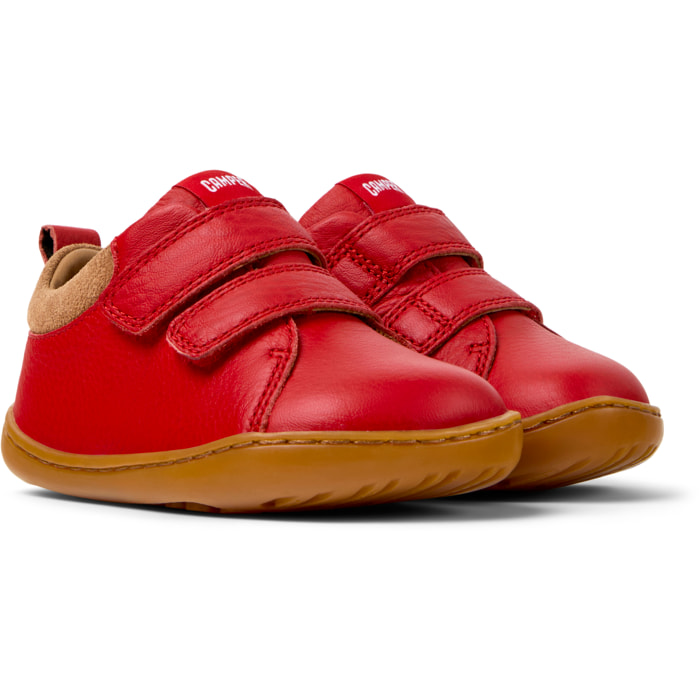 Sneakers - CAMPER Peu Cami - Rosso - Pelle liscia