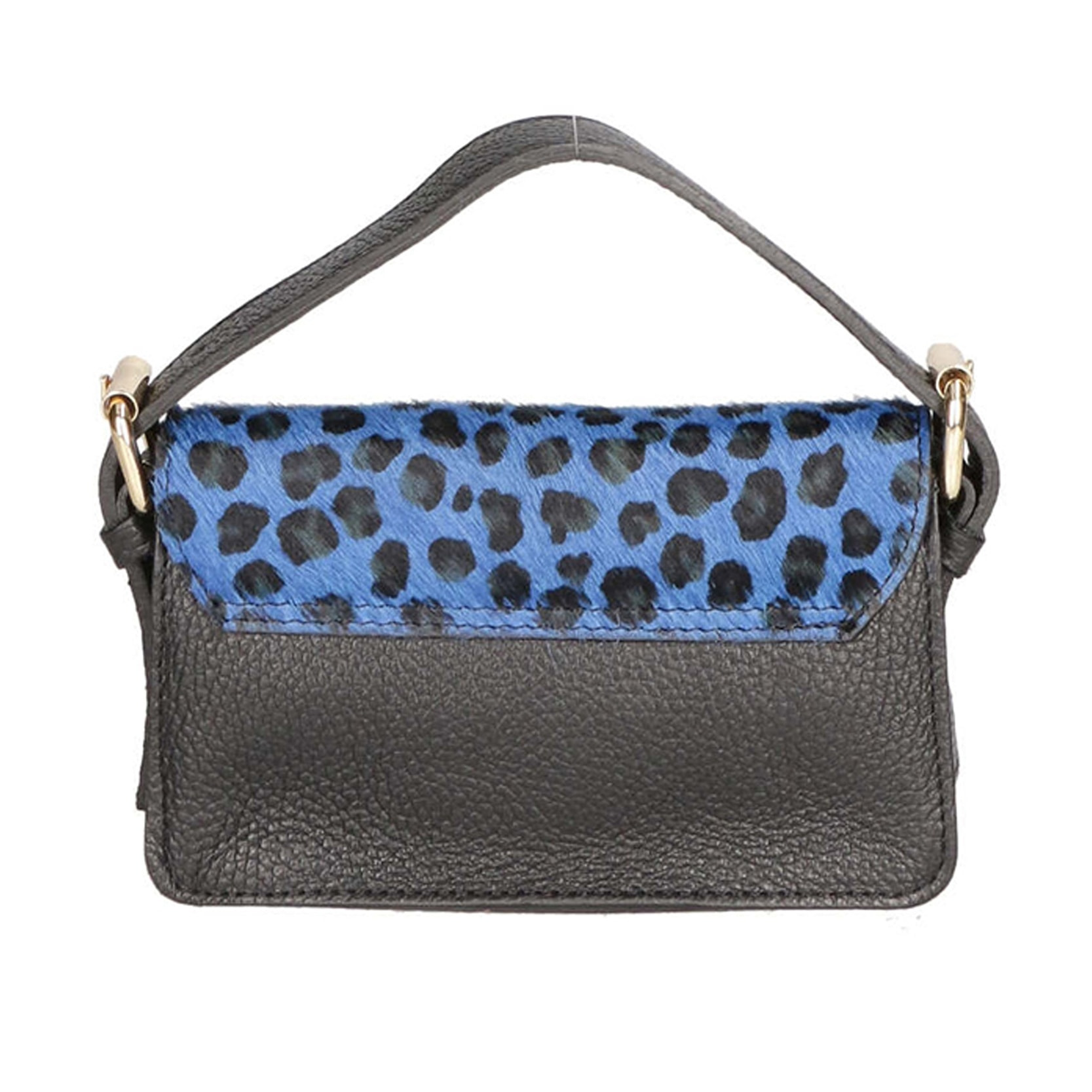 Borsa a mano da donna - Modello Aleide - Vera pelle - 18.0 x 11.0 x 6.5 cm