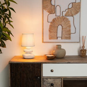 Lampe "Mer" céramique H30cm