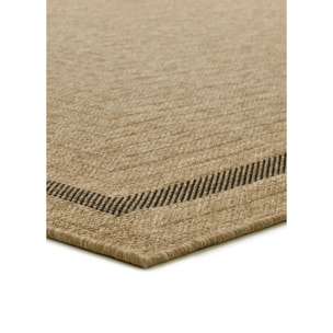 ACRA Alfombra de exterior efecto yute color natural, varias medidas disponibles.