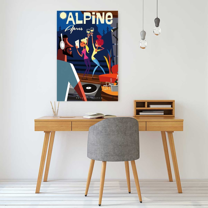 Tableau after ski en savoie Tableau alu Dibond