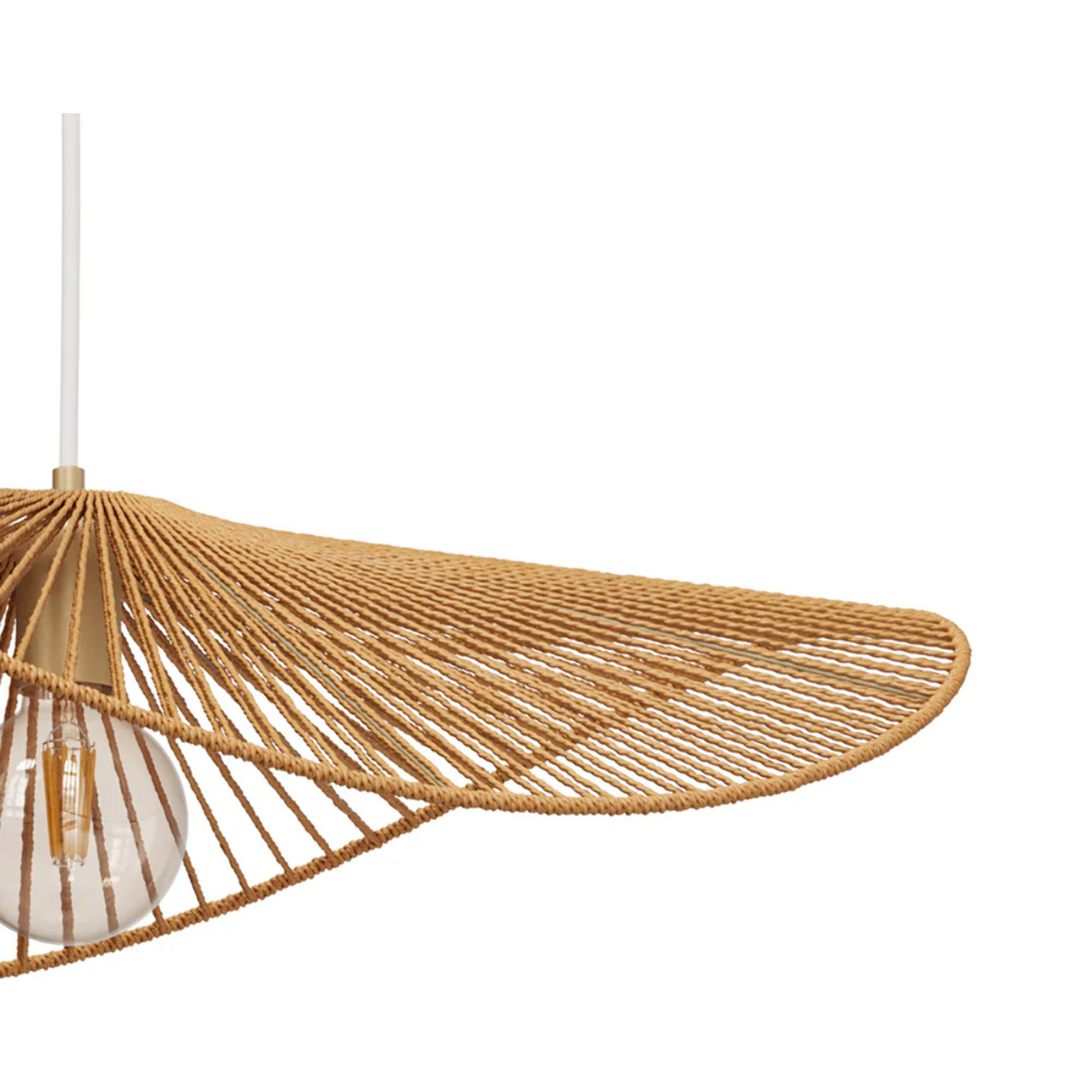 Suspension en papier de corde 75 cm - Mada