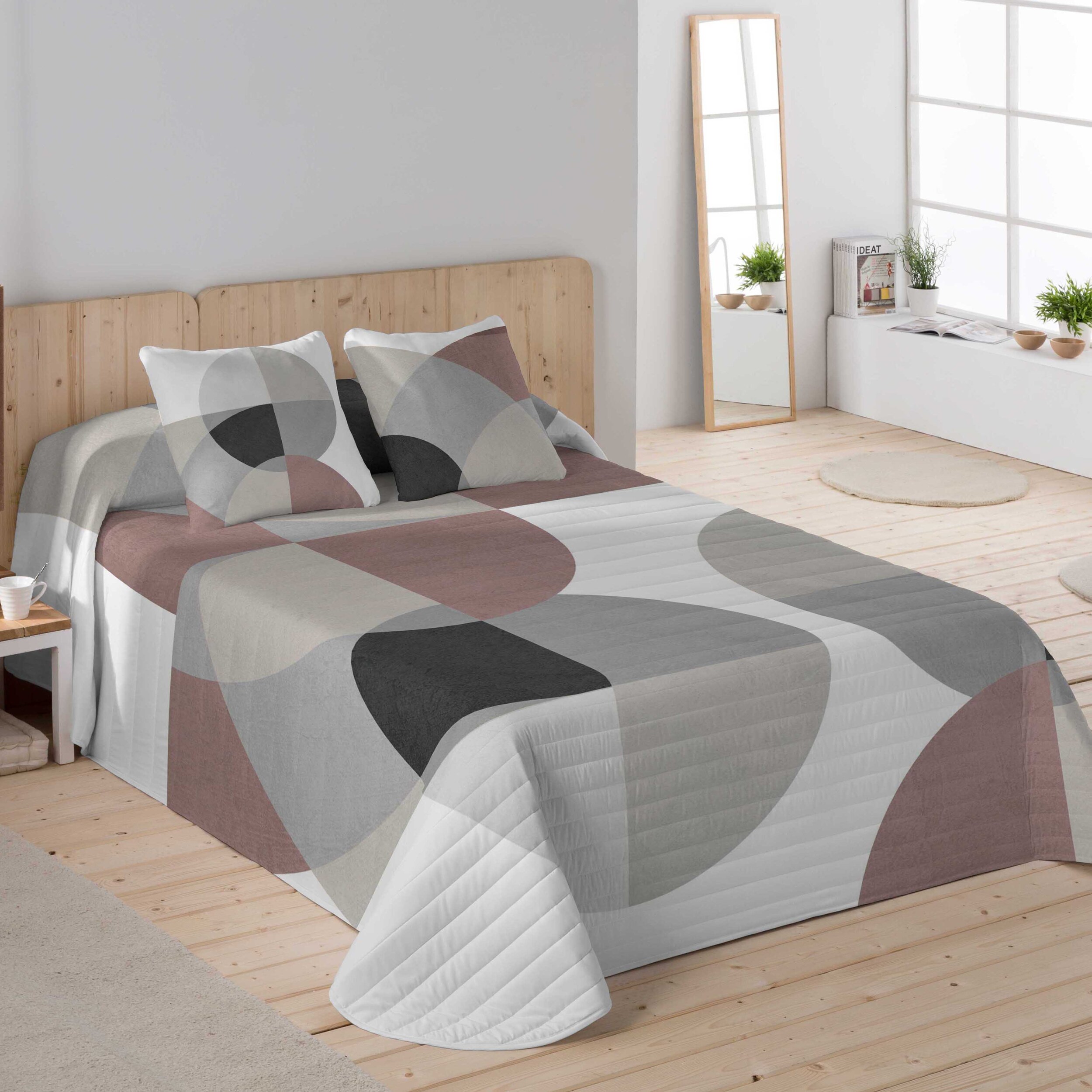 Icehome - Colcha Bouti Estampada - 100% Algodón - 70 gr/m² - Asier