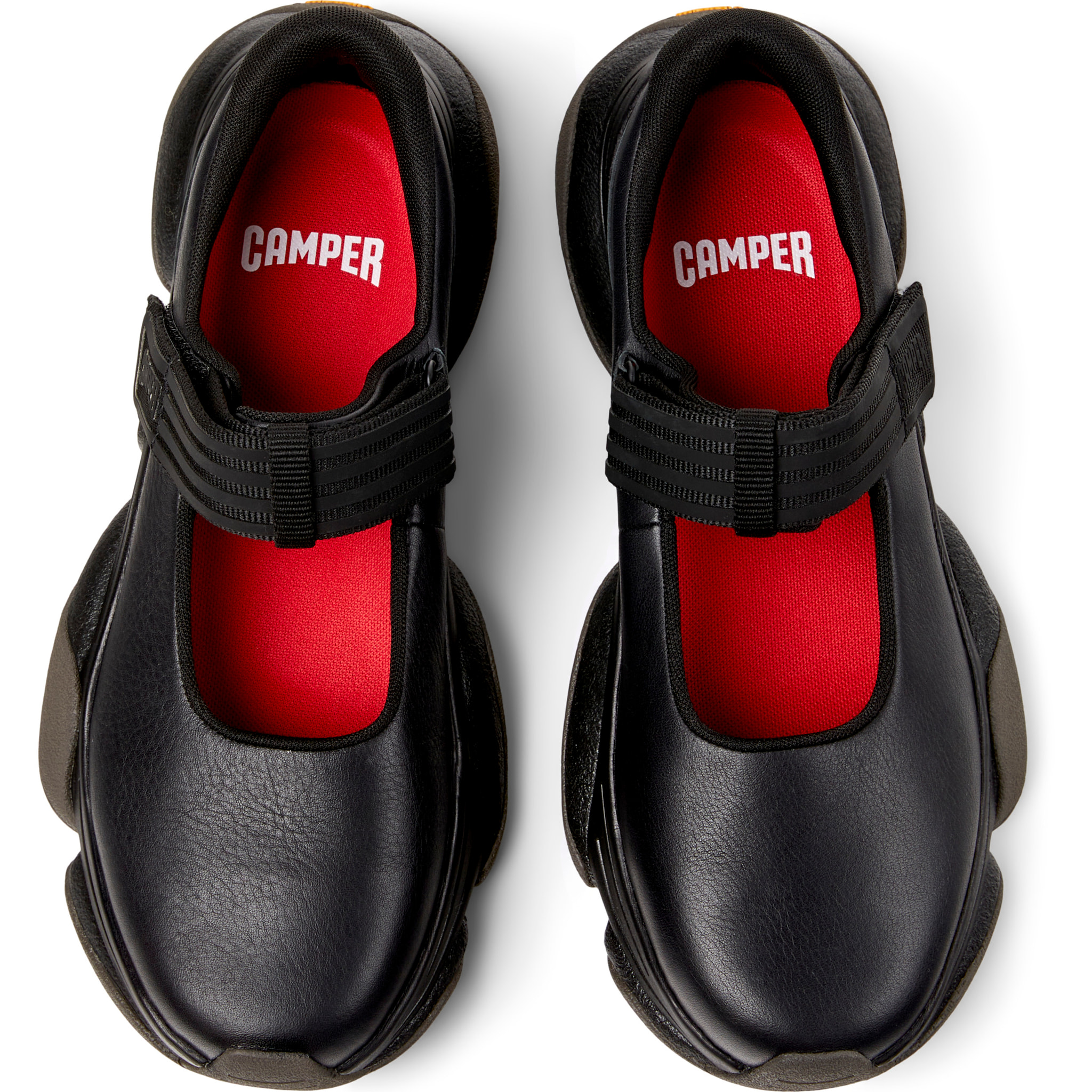 Bailarinas - CAMPER Karst 2 - Negro - Cuero liso