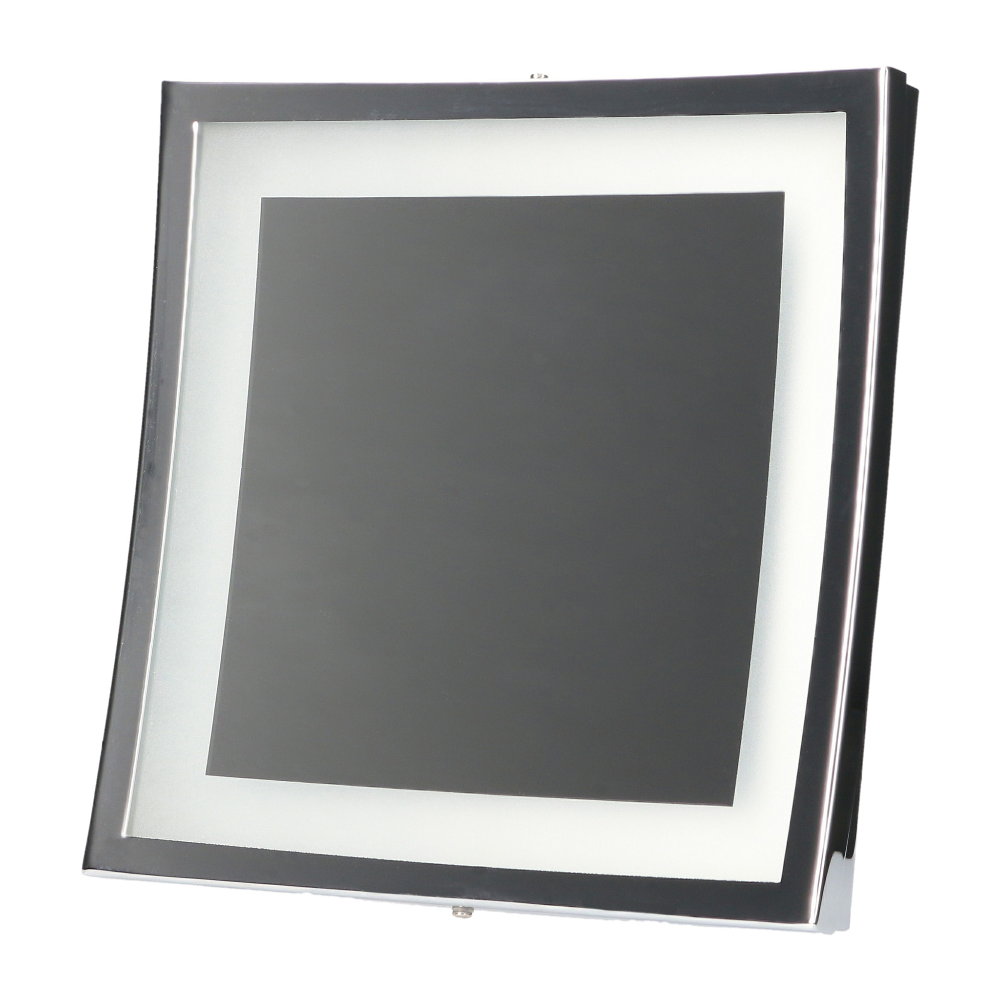 LEDS C4 Espejo de Aumento para Maquillaje con Luz LED. Espejo Retroiluminado para Baño con Brazo Extendible y Ajustable. Cromo