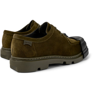 Zapatos de cordones - CAMPER Junction - Verde - Piel de ante