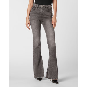 PHILIPP PLEIN Jeans taglio Flare SKULL