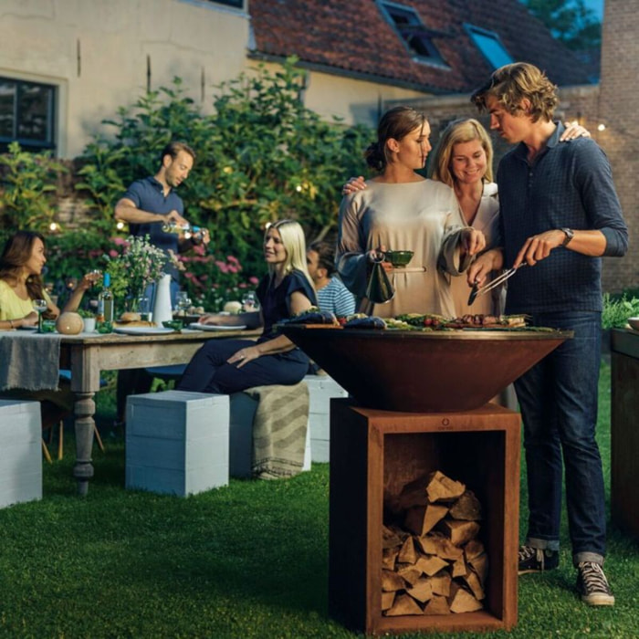 Brasero OFYR Classic Storage Corten 100 OC3C100