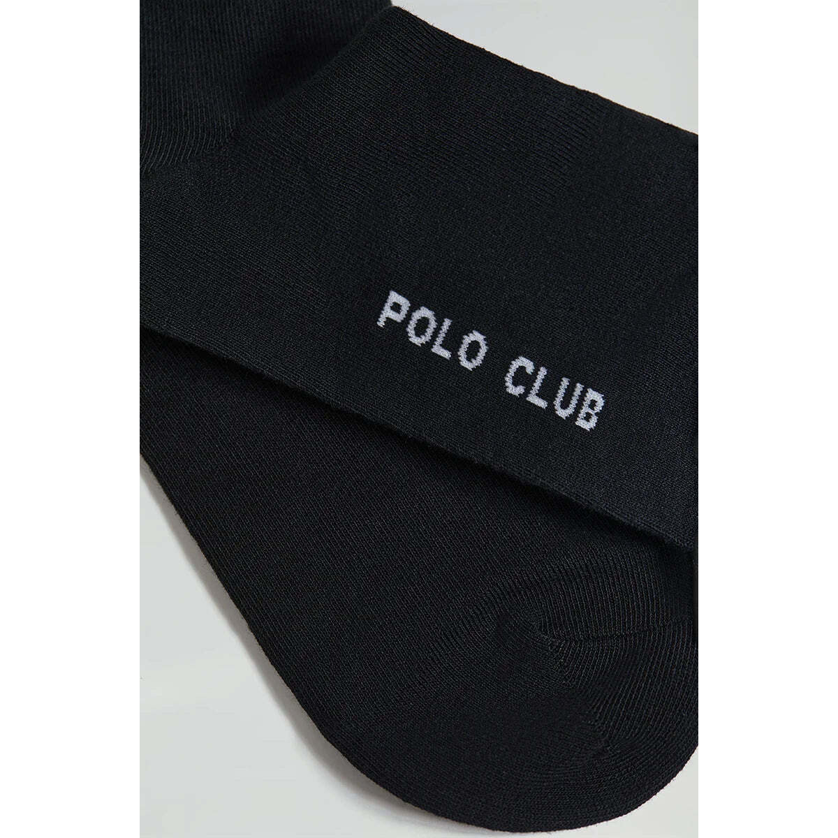 Pack hombre de dos pares de calcetines negros con logo Rigby Go