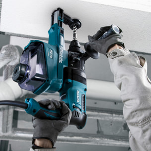 Taladro cincelador MAKITA 800W 26mm 2.4J + kit de aspiración y pelado - HR2653TJ14