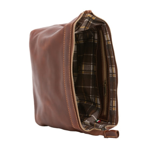 Borsa a mano unisex in vera pelle - Modello False - 100% pelle - 18.0 x 23.0 x 12.0 cm