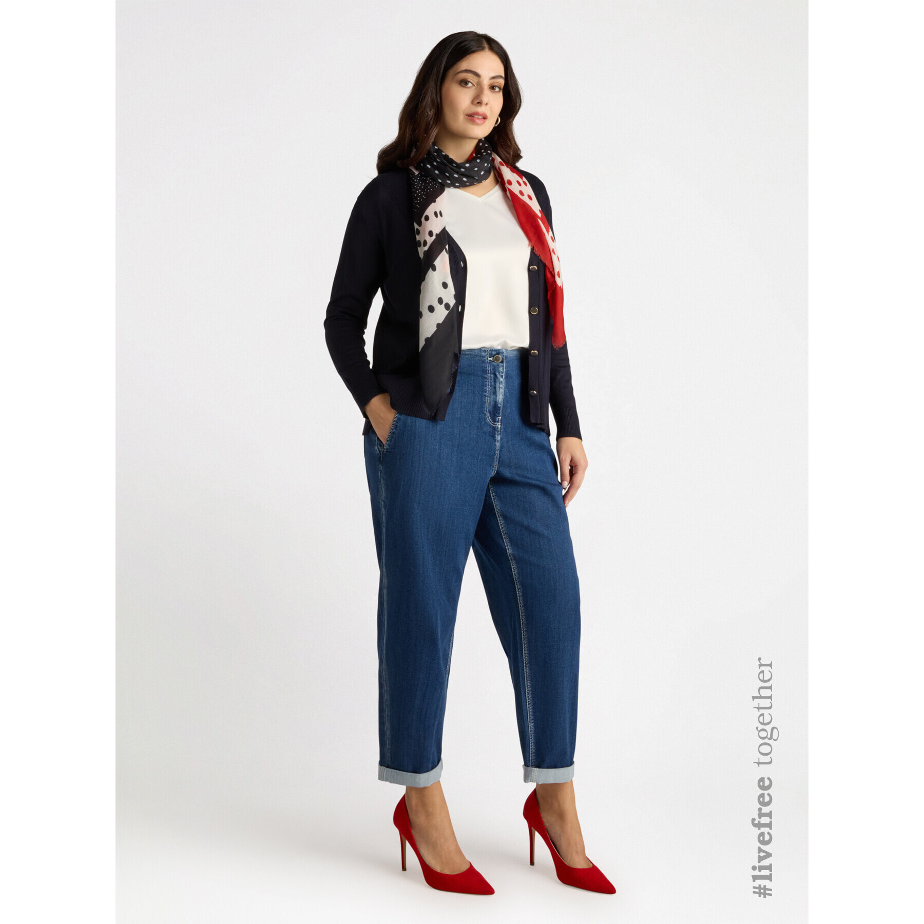Fiorella Rubino - Jeans balloon - Blu