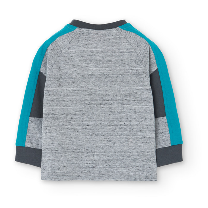 Camiseta punto con bandas de bebé -BCI