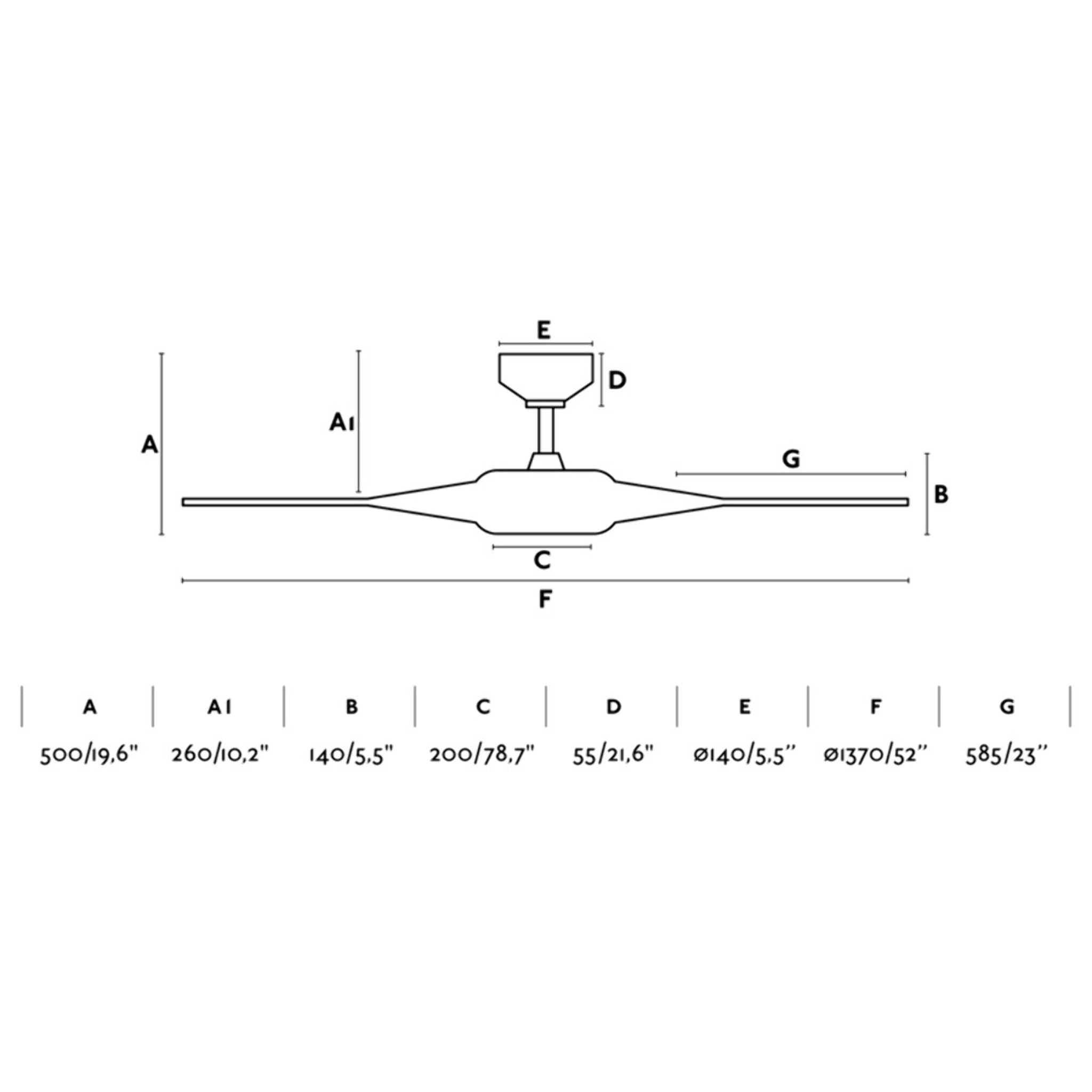 COCOS L Ventilateur blanc DC