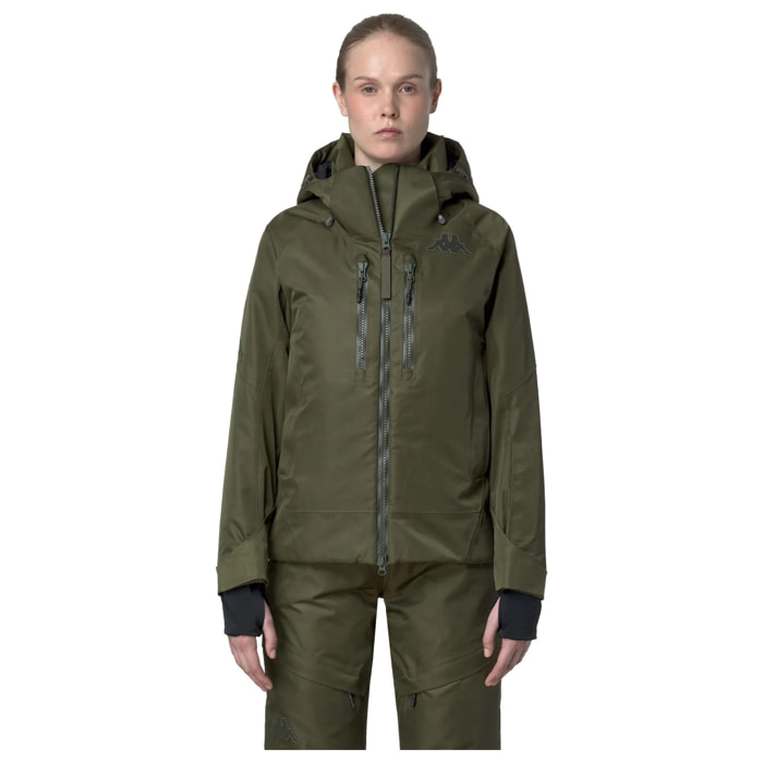 Kappa - Chaquetas Mujer Verde - 6Cento 604R