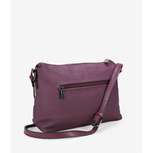 Bolso bandolera burdeos